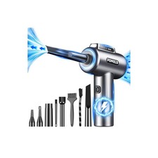 Ultra-Powerful 110000RPM Electric Air Duster, Cordless Mini Blower, 3-Speed, LED picture