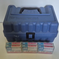 HP Storage Media Case W/ 6 Sealed  HP DAT 72 Data Cartridges Turtle Case Vintage picture