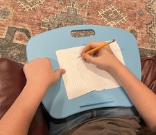 LAPGEAR Compact Lap Desk - Aqua Sky - Fits up to 15 Inch Laptops picture
