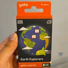 Yoto Originals Earth Explorers Audio Collection 8 Audio Book Cards picture