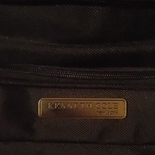 Kenneth Cole New York Black Solid Laptop Briefcase Bag w/ Shoulder Strap picture
