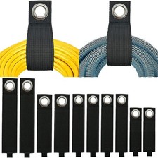 Extension Cord Organizer, Heavy Duty Storage Straps 10 Pack | Assorted Sizes, Ha picture