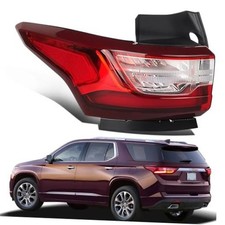 LED Tail Lights Compatible with Chevy Traverse 2018 2019 Red Left Driver Side picture