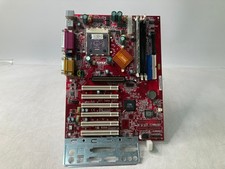 Vintage MSI K7T Turbo w/ AMD Athlon A1000AMT3C 256MB DDR Ram -Bloated Caps Parts picture