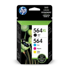 HP 564XL Black 564 Cyan Magenta Yellow Ink Cartridges 4 Pack for HP Printers picture