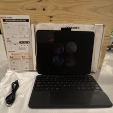 Doohoeek Bluetooth Keyboard Folio Case Black TYKB01 picture