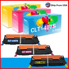 407S CLT-407S Toner Cartridge for CLP-310 CLX-3186 CLX-3185FN Printer (3PK,CMY) picture