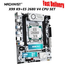 LGA 2011-3 Motherboard X99 K9 XeonE5 2680 V4 CPU Kit NVME M.2 DDR4 RAM USB 3.0 picture