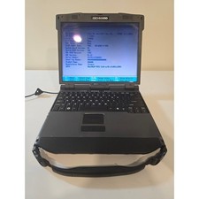 GENERAL DYNAMICS GD6000 Rugged Laptop Intel Core 2 Duo 2GB RAM NO HDD Boots BIOS picture