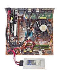 Abit I-45CV Motherboard w/ Intel Celeron D 3.2GHz 4GB Ram and more picture