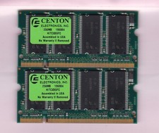 512MB 2x256MB PC-2100S CENTON HITCX8SFC DDR-266 LAPTOP MEMORY DDR1 Kit SO-DIMM picture