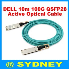 DELL Genuine 10m AOC-QSFP28-100G-10M 100G QSFP28 to QSFP28 Active Optical Cable picture