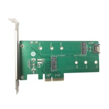 Vantec M.2 NVMe/M.2 SATA SSD PCIe X4/SATA Adapter, UGT-M2PC200 picture