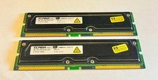 PRICE REDUCED - QTY 2 - Elpida 128 MB RIMM DRAM Memory (MC-4R128FKE6D-845) picture
