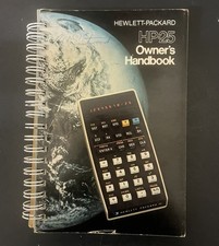 HP-25 Calculator Manual: Owner's Handbook Vintage Original picture