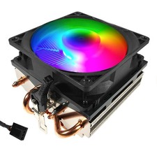 TW-15 RGB LED CPU Cooler Heat Pipes Aluminum Heatsink Copper Core Base 4-Pin ... picture