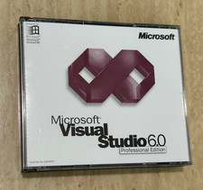 Vintage Microsoft Visual Studio 6.0 Professional Edition - 4 CD Set picture