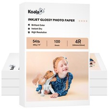 Koala 54lb Premium Glossy Photo Paper 4x6 400 Sheets for Inkjet Printers 6x4 In picture