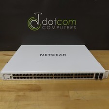NETGEAR GC752XP 2 SFP SFP+ 48-Port Gigabit Ethernet Smart Managed Pro PoE Switch picture