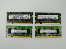4GB DDR2 Laptop RAM Lot 2x 2GB Hynix PC2-6400S + 2x 512MB Samsung PC2-5300S picture