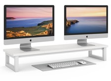 YAOHUOO Dual Monitor Stand Riser, 39Inch Large Monitor Stands for 2 Monitors,... picture