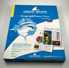 Great White Matte Photo Paper Letter 8.5x11 100 Sheets 138 g/m² Inkjet 86010 picture