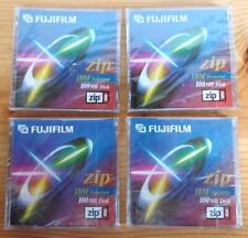 4 FujiFilm 100MB Zip Disk IBM Formatted Mac Compatible Sealed NEW picture