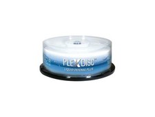 PlexDisc 25GB 6X BD-R Water Resistant Glossy White Inkjet Hub Printable 25 Packs picture