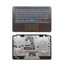 For HP Chromebook 14 G7 Palmrest Upper Case US Keyboard Touchpad M47207-001 picture