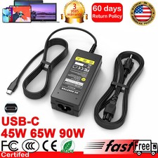 Charger for Lenovo Laptop Chromebook Computer 90W 65W 45W USB C Power Adapter picture