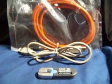 Linksys 10/100 Compact USB Network Adapter Brand Model USB200m - Cat 5 & USB Ext picture