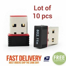 10 Mini USB WiFi WLAN Wireless Network Adapter 802.11 Dongle RTL8188 WIN picture