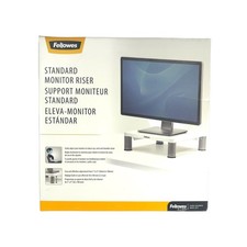 Fellowes Standard Monitor Riser 13 1/8 x 13 1/2 x 2 Platinum/Graphite 91712 picture
