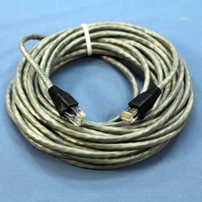 Leviton 5G455-25G Gray Cat5e 25ft Ethernet Cable Data Patch Cord Network Booted picture
