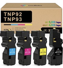 TNP92 TNP93 4 Pack Toner for Konica Minolta Bizhub C3120i C3100i picture