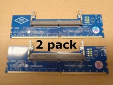2Pack Laptop to Desktop DDR4 RAM Adapter Card Memory LOT OF 2 NEW picture