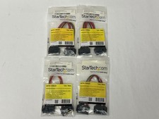 Brand New 4 StarTech SATA22PEXT 12in 22 Pin SATA Power and Data Extension Cable picture