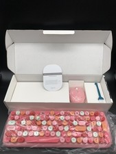 New In Box Candy XR Wireless Keyboard & Mouse Combo Pink Laptop Desktop PC picture