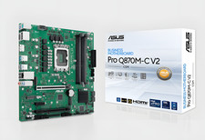 ASUS PRO Q870M-C V2-CSM Intel Q870 LGA1851 Micro-ATX Motherboard 256GB DDR5 vPro picture