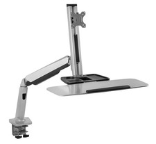 Mount-It Sit Stand Workstation for Single Monitor and Keyboard picture