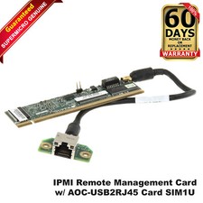 Supermicro AOC-SIM1U+ IPMI 2.0 Management Controller Add-On Card AOC-USB2RJ45 picture