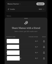 Manus AI - Special Offer Invite Code | Fast Digital Delivery picture