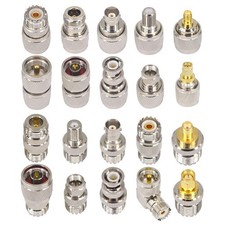 20PCS UHF RF Coaxial Connectors Kit SO239 PL259 UHF Adapter Set Coaxial Cable picture