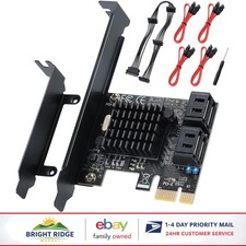 PCI-E X1 to 4 SATA Ports Card, Marvell Chipset for Enhanced Stability and Speed picture