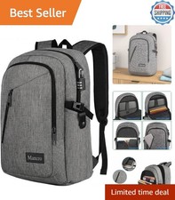 Lightweight 17.3 Inch Laptop Backpack with Organizer Pockets for Men & Women picture