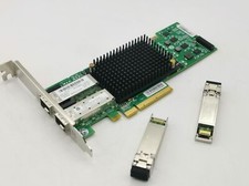 HP NC552SFP DUAL PORT 10Gb SFP+ SERVER ADAPTER PCI-e OCE11102 615406-001 W/SFP picture