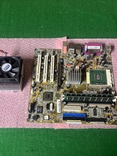 HP ASUS A7V8X-LA 5187-4913 Socket A Motherboard AMD CPU RAM Heatsink Fan @MB3 picture