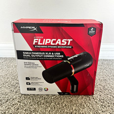 HyperX FlipCast Black Cardioid Mic XLR/USB Dual Output, Freestanding PC/Mac picture