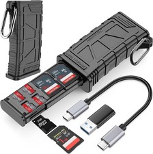 High-Speed SD Card Reader, 2-in-1 SD/Micro SD Card Holder & Reader, USB 3.1 T... picture