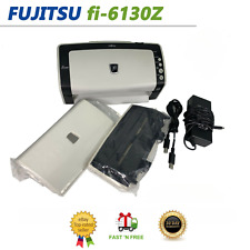 Fujitsu Fi-6130z Duplex Color USB Document Scanner for Legal Paper Size w/Bundle picture